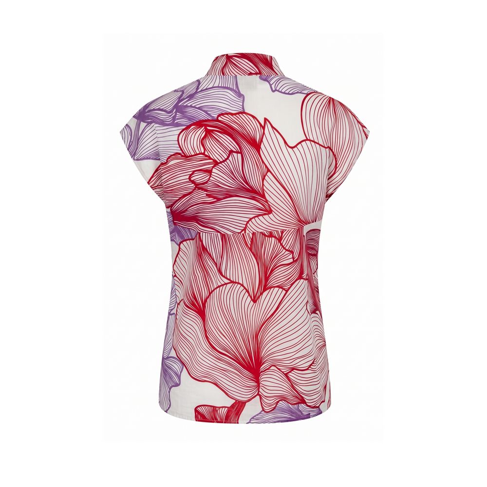 Camisa roja de algodón para mujer Malo
