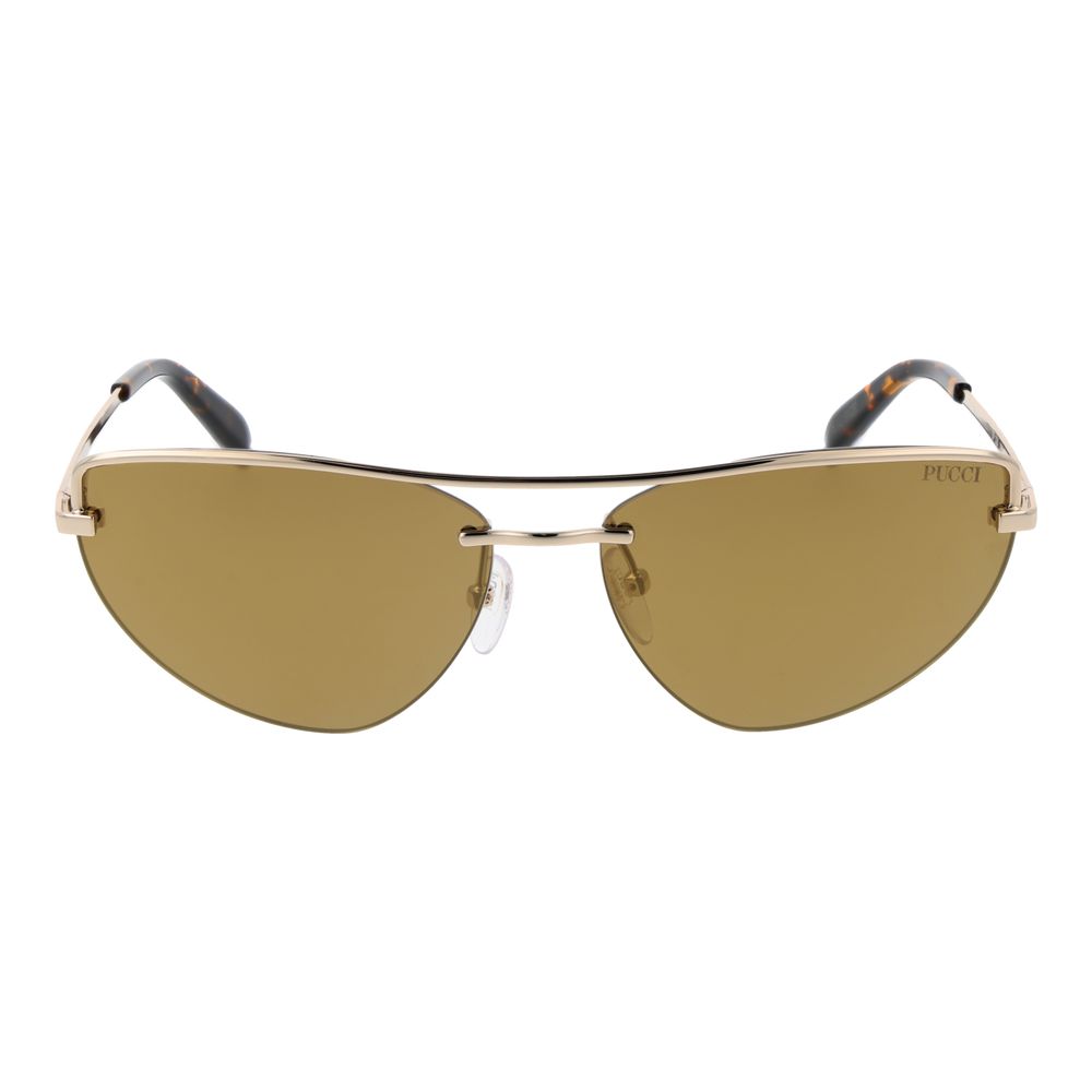 Gafas de sol Emilio Pucci de metal dorado