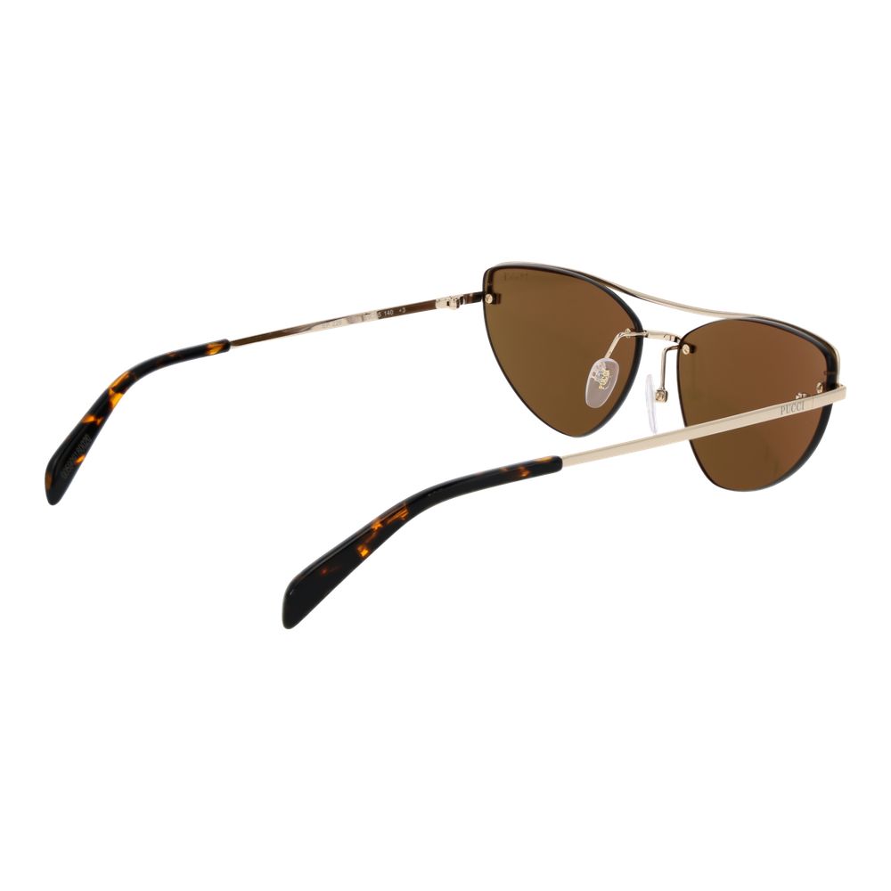 Gafas de sol Emilio Pucci de metal dorado