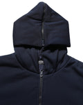 Dolce & Gabbana Black Cotton Full Zip Hooded Bomber Jacket