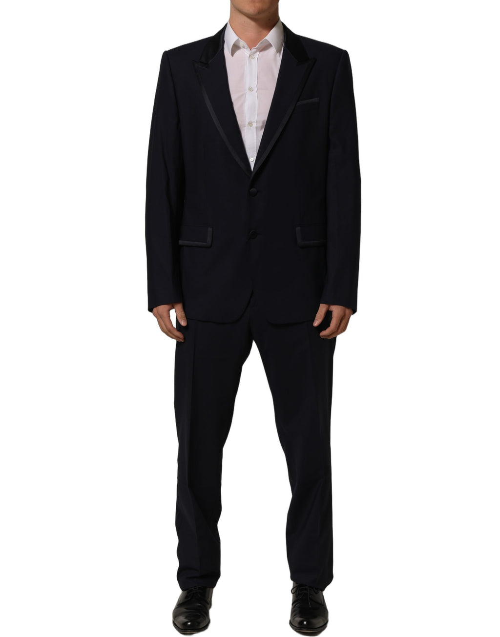 Dolce & Gabbana Dark Blue Single Breasted 2 Piece Men Suit