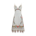 FARM RIO Multicolor Linen Casual Dress