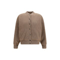 Bomber de cachemira beige de Brunello Cucinelli