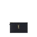 Cartera Saint Laurent de Piel de Becerro Negra Bos Taurus