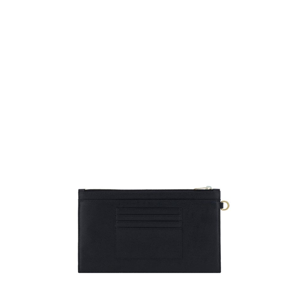 Cartera Saint Laurent de Piel de Becerro Negra Bos Taurus