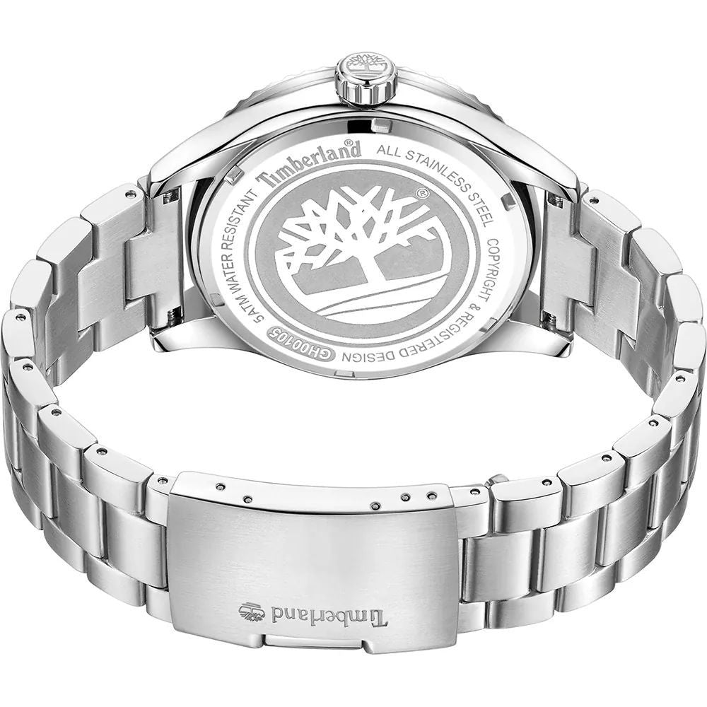 Reloj de vestir Timberland gris de acero inoxidable