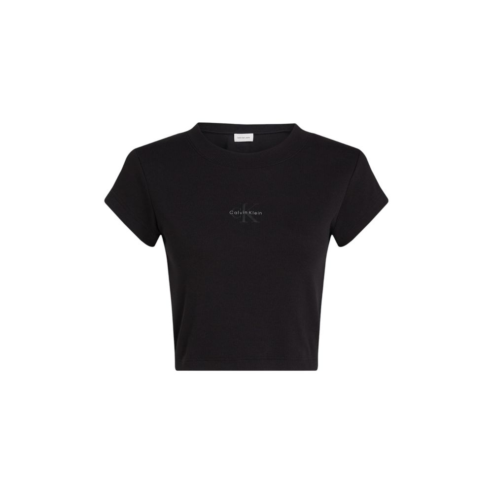 Calvin Klein Jeans Camiseta de algodón negra