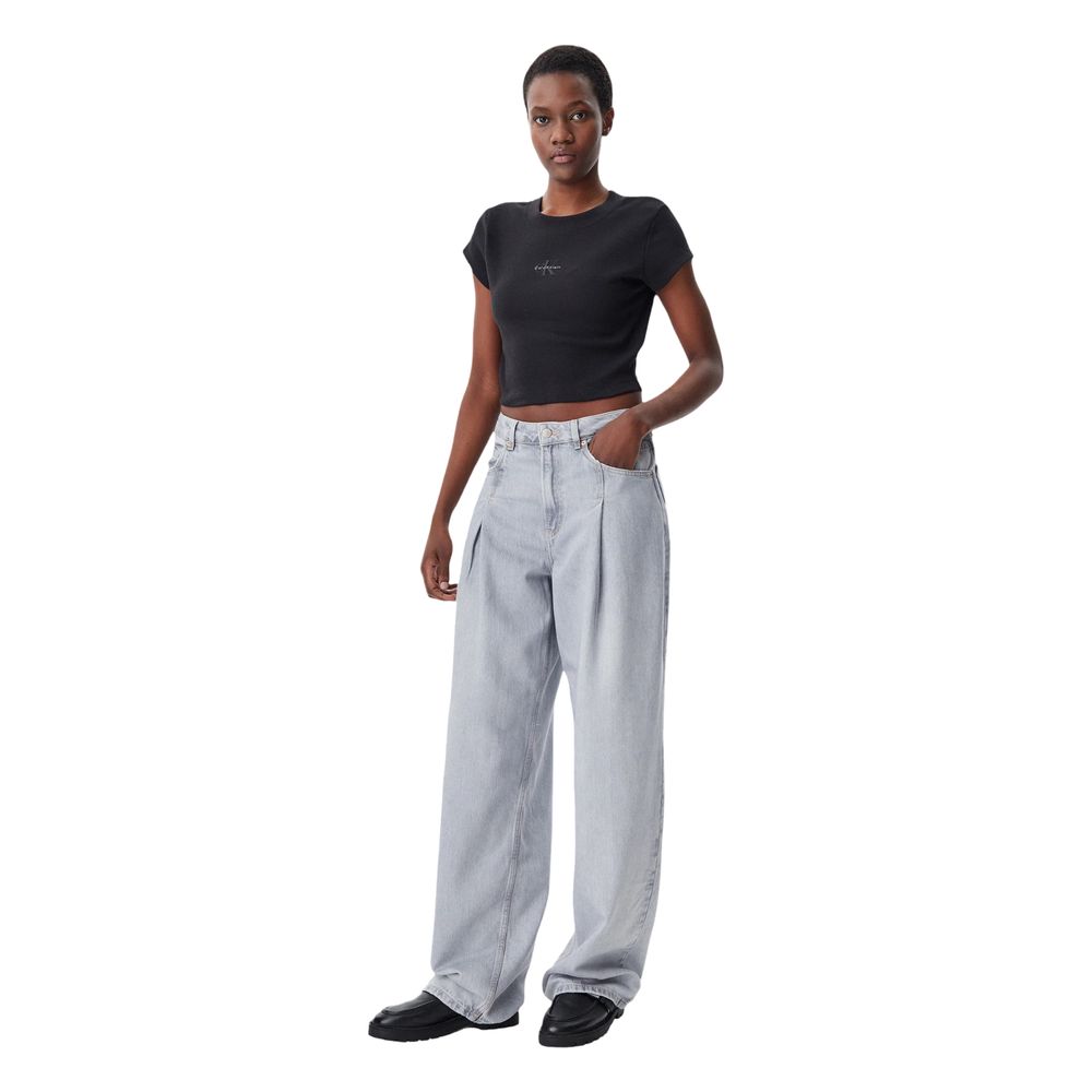 Calvin Klein Jeans Camiseta de algodón negra