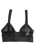Dolce & Gabbana Black Logo Monogram Soft Cup Brassiere Underwear