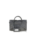 Bolso de hombro Balenciaga de piel de cordero gris Ovis Aries Aries