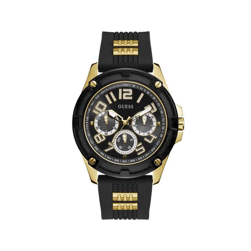 Reloj de vestir Guess negro sintético