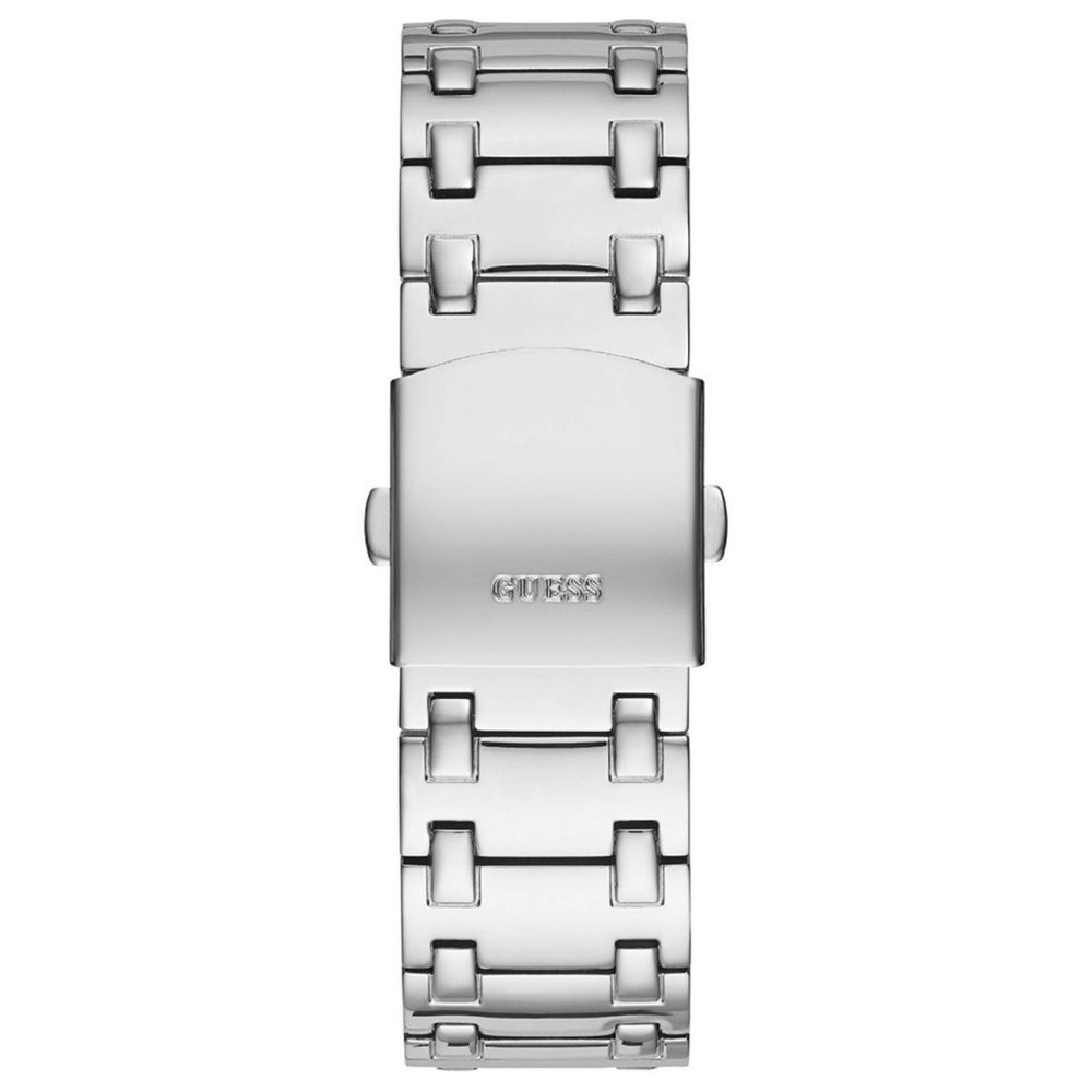 Reloj de vestir de acero inoxidable gris Guess