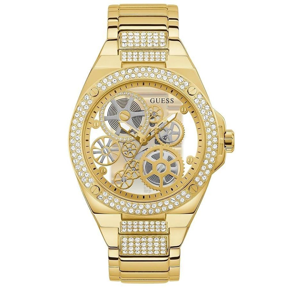 Guess Gold Stainless Steel Dress Watch