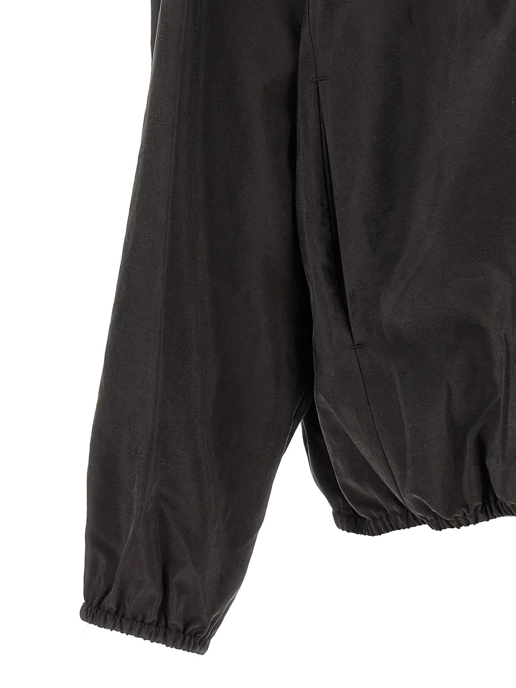 SSSTEIN Brown Silk Shell Jacket