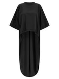 DI.LA3 PARI' Black Cotton Casual Dress