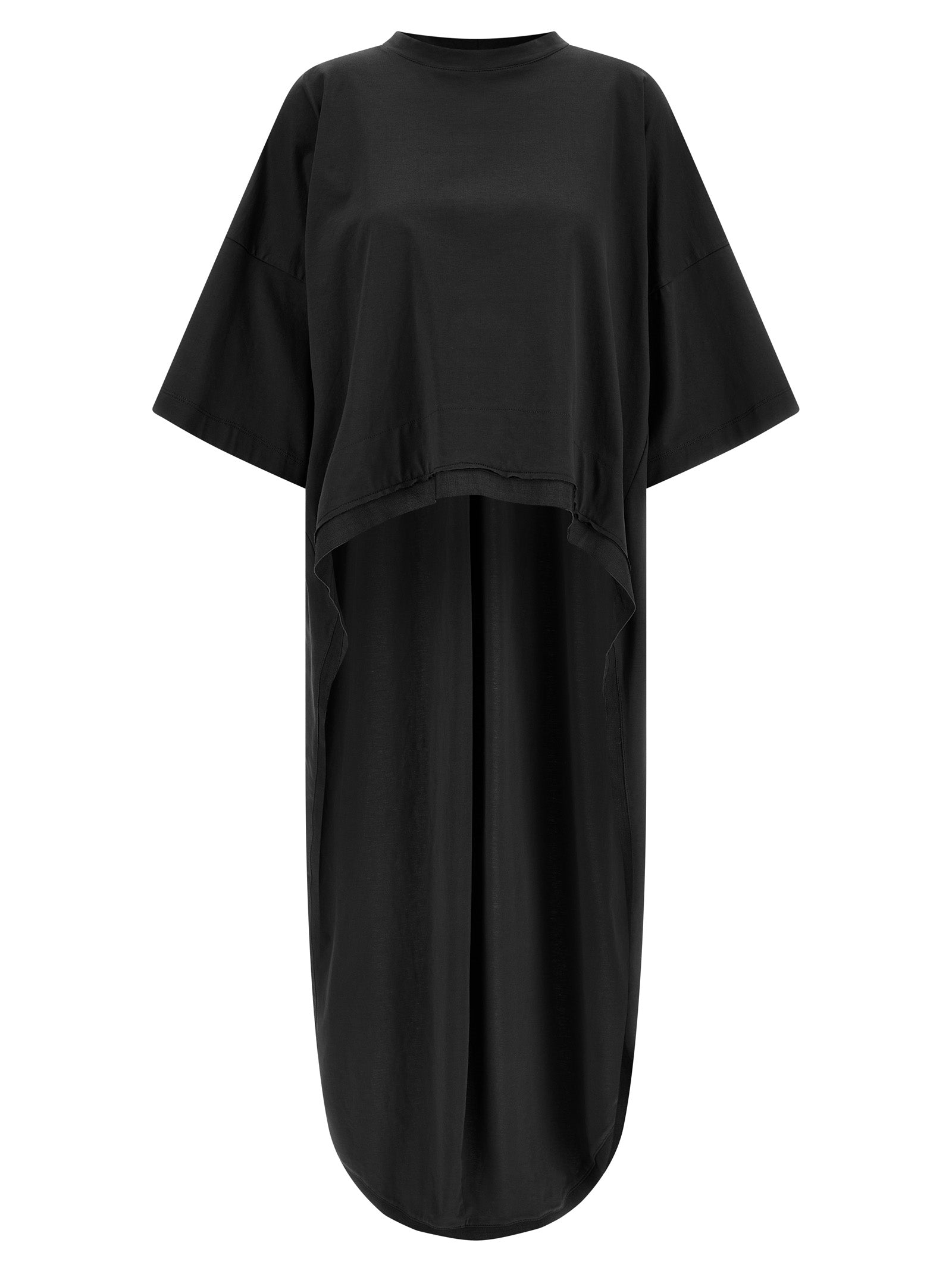DI.LA3 PARI' Black Cotton Casual Dress