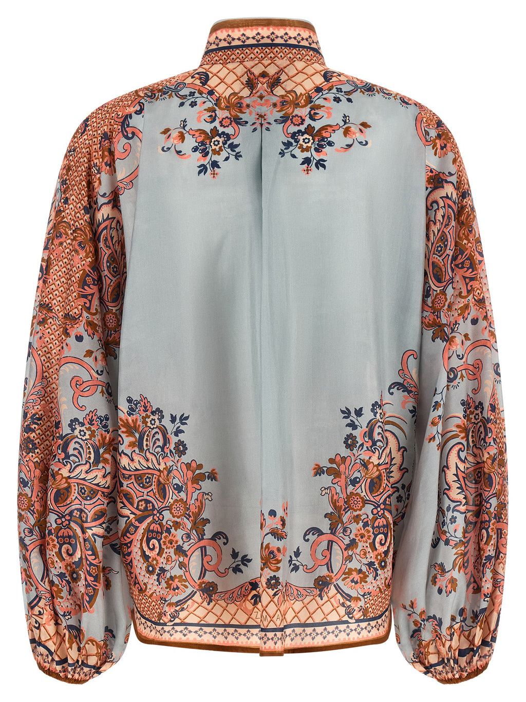 Blusa de seda multicolor Zimmermann