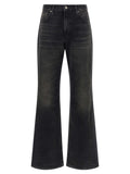 Haikure Black Cotton Flared Jeans