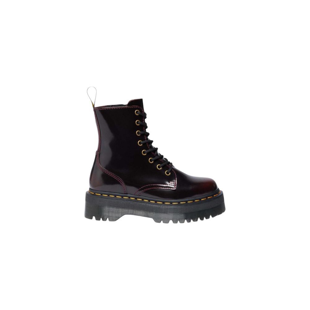 Botines Dr. Martens de cuero color burdeos