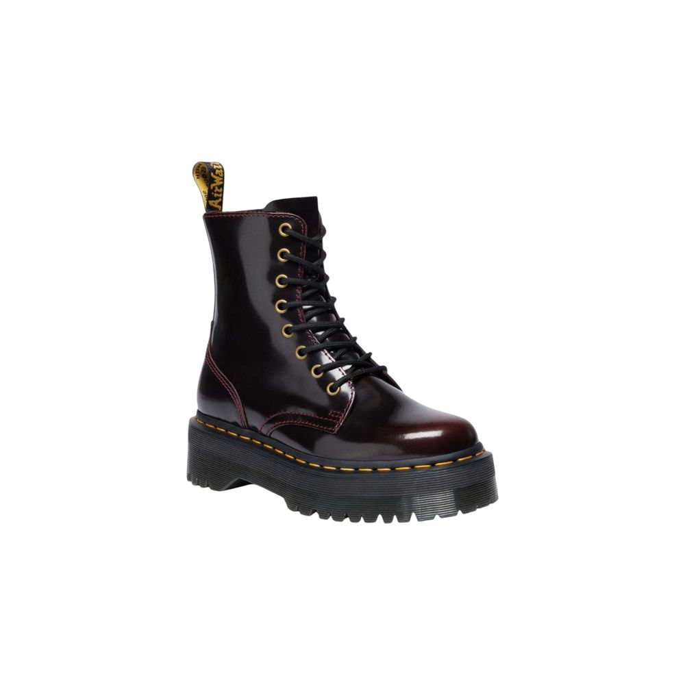 Botines Dr. Martens de cuero color burdeos