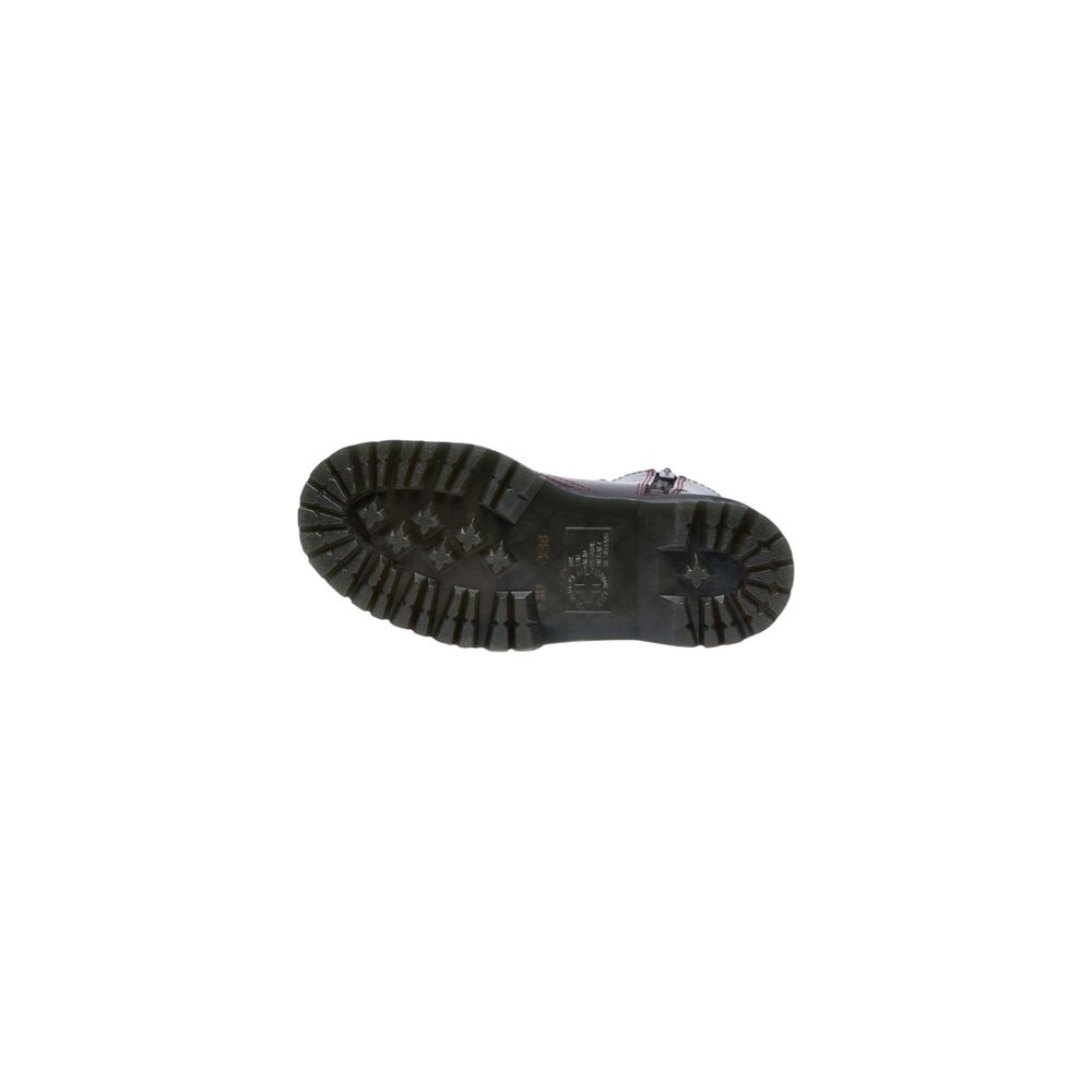 Botines Dr. Martens de cuero color burdeos