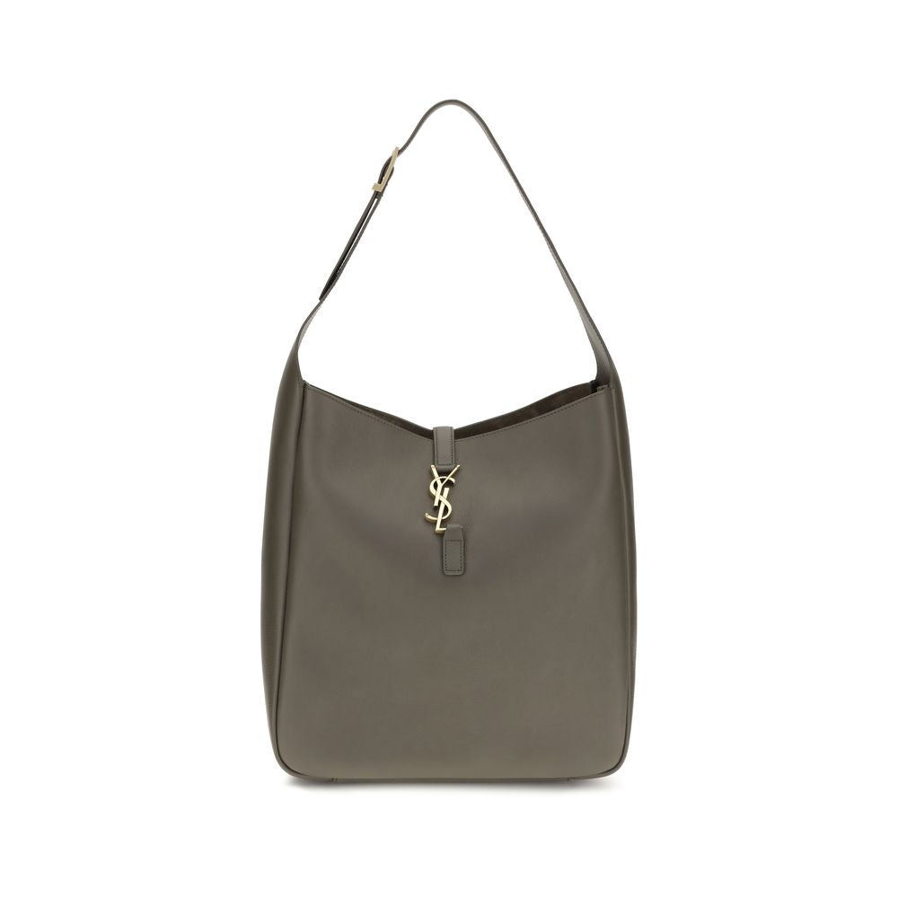 Bolso de hombro Saint Laurent bicolor de piel de ternera Bos Taurus