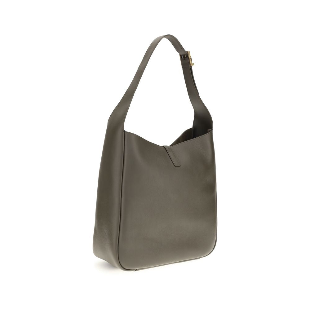 Bolso de hombro Saint Laurent bicolor de piel de ternera Bos Taurus