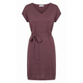 Vestido de seda morado Malo para mujer
