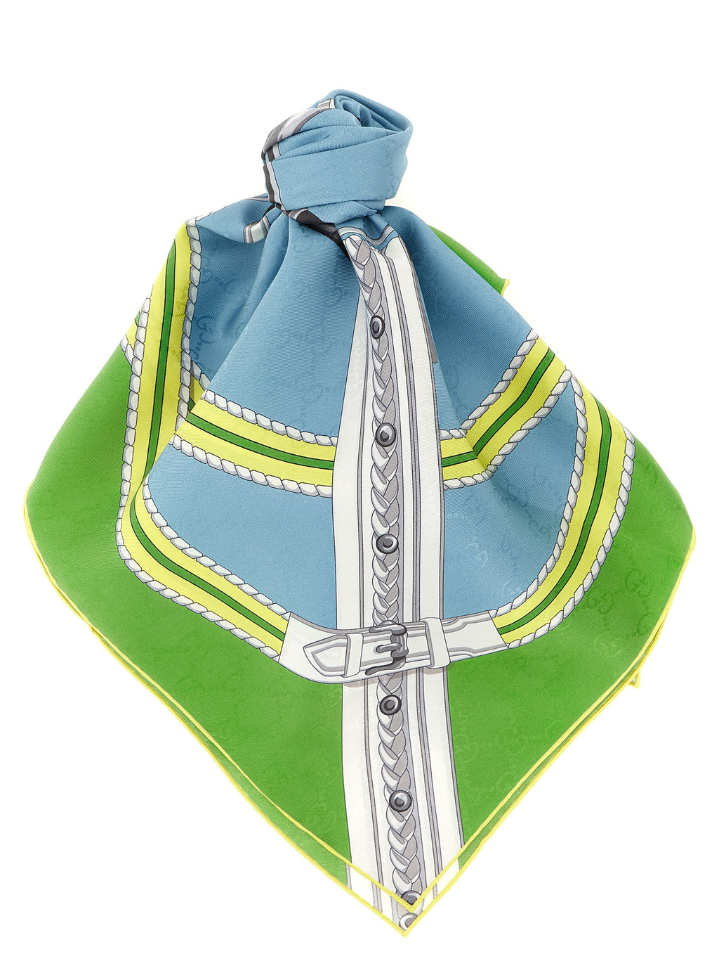 Pañuelo de seda multicolor Gucci