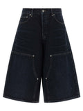 Pantalones cortos bermudas Haikure de algodón azul