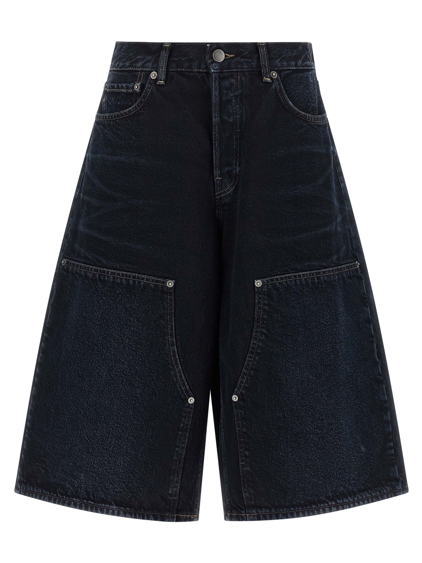 Pantalones cortos bermudas Haikure de algodón azul