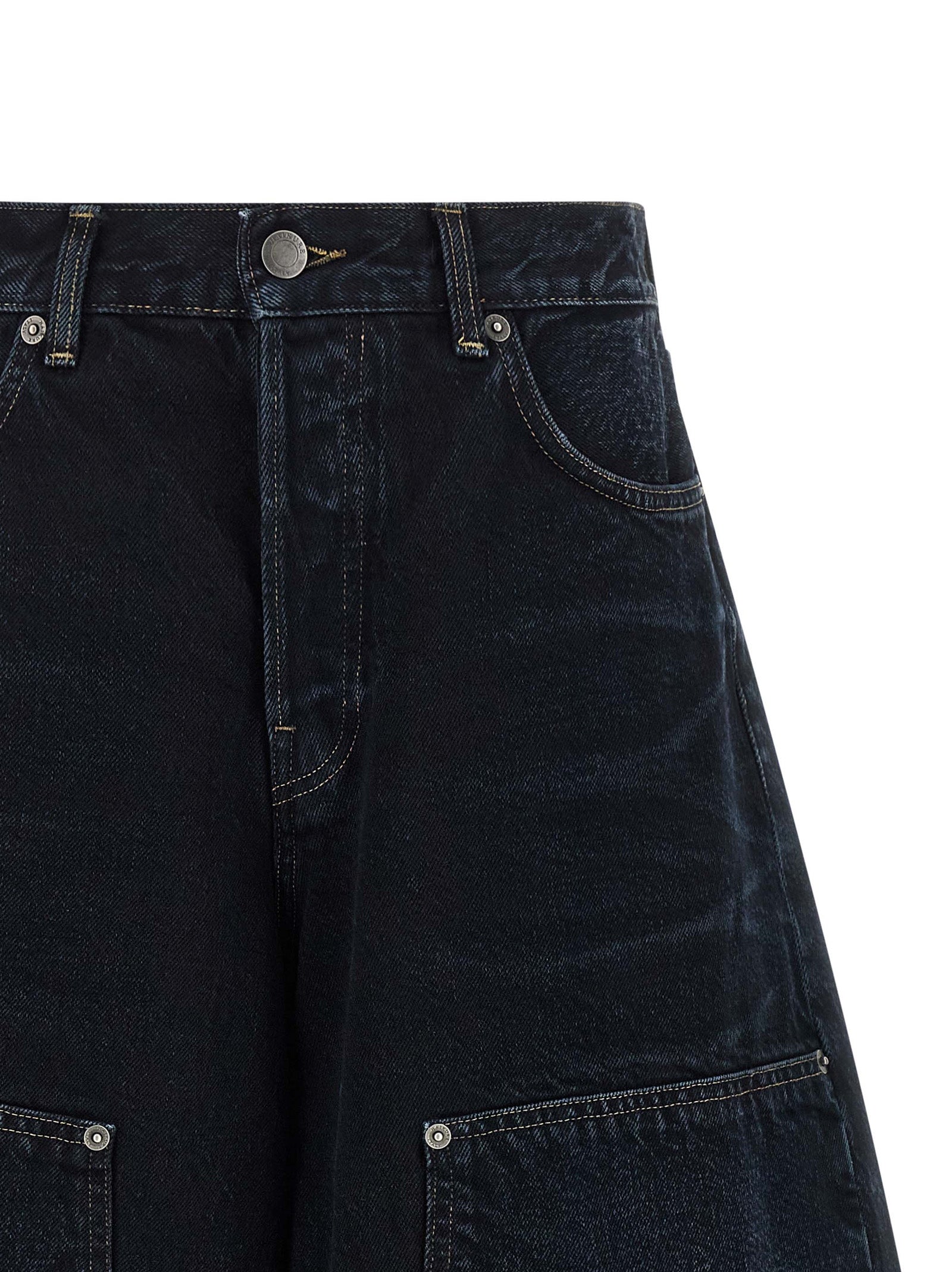 Pantalones cortos bermudas Haikure de algodón azul