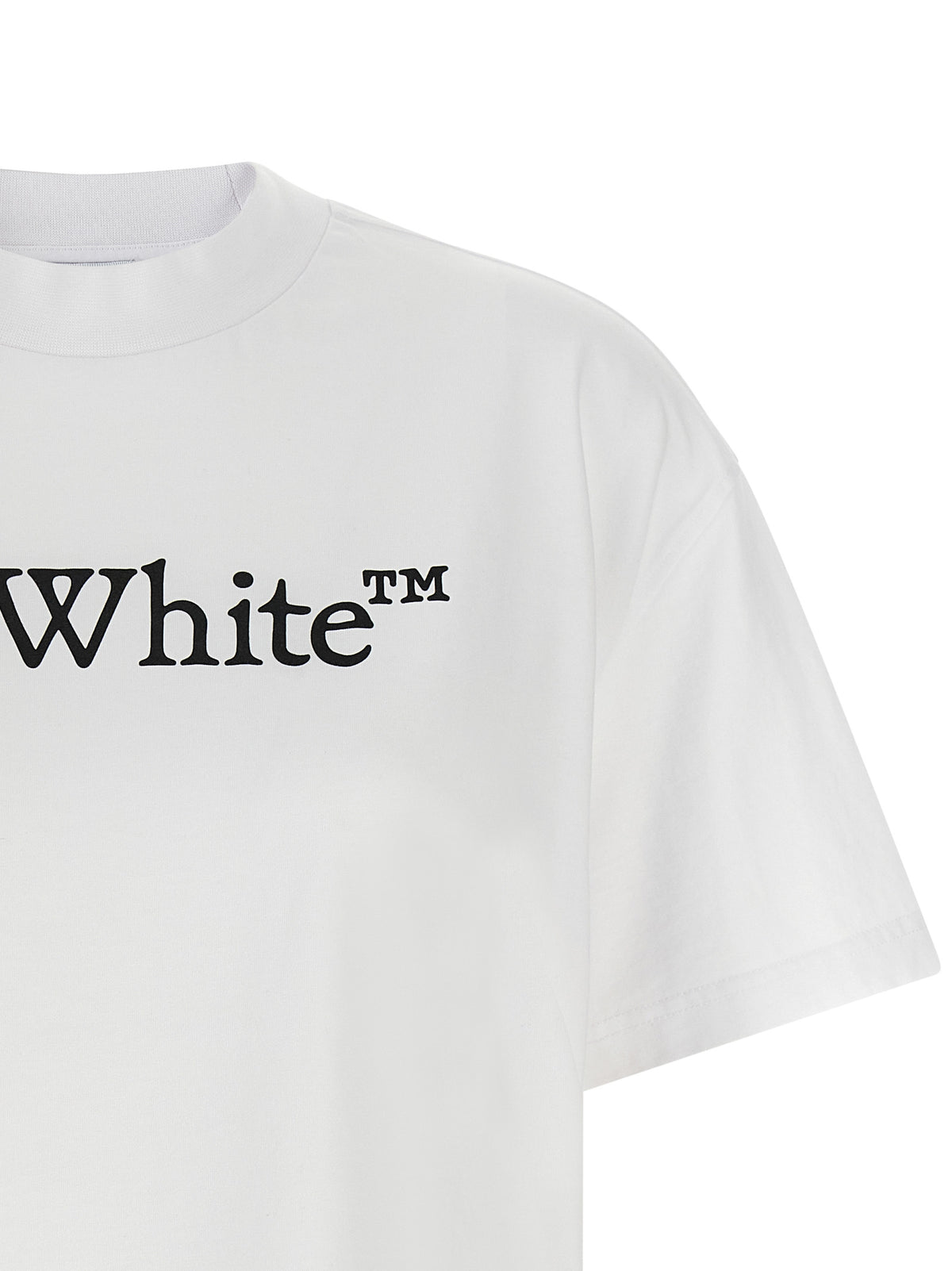 T-shirt Off-White en coton blanc