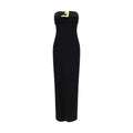 Vestido de Cóctel Negro de Viscosa Balmain