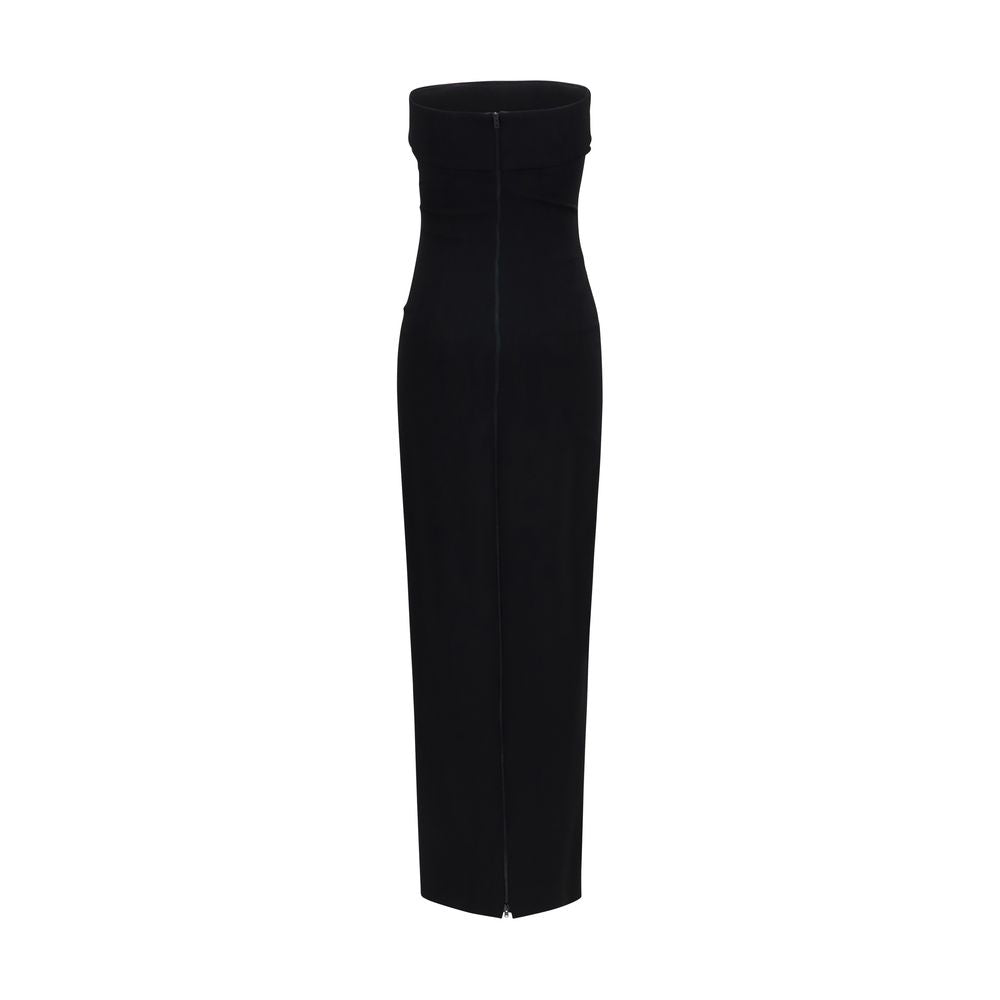 Vestido de Cóctel Negro de Viscosa Balmain