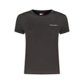 Camiseta Tommy Hilfiger de algodón negro para mujer