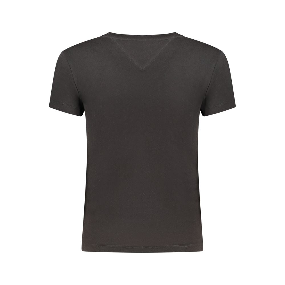 Camiseta Tommy Hilfiger de algodón negro para mujer