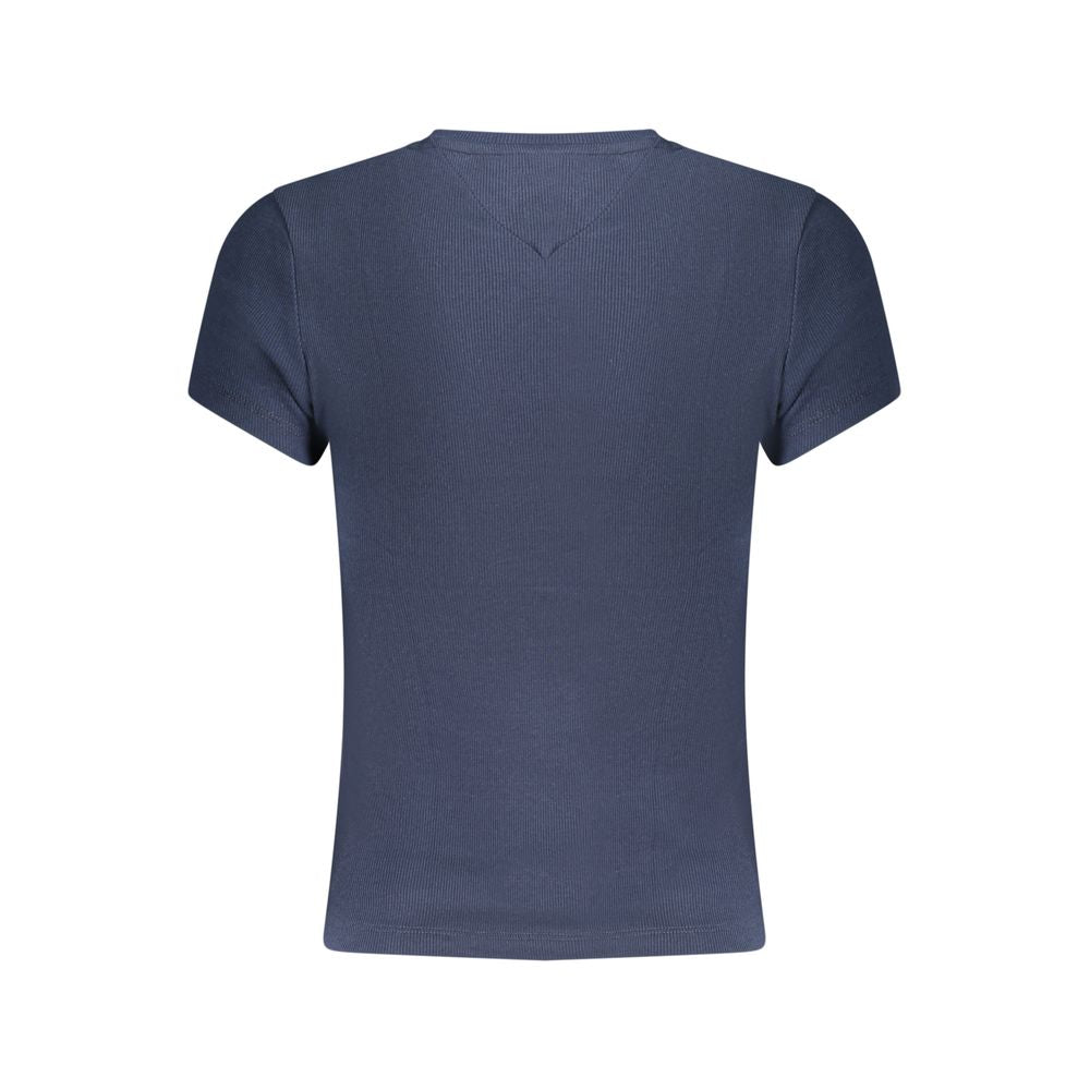 Camiseta Tommy Hilfiger de algodón azul para mujer
