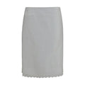 Magda Butrym White Cotton Midi Skirt