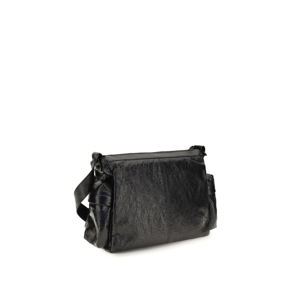 Bolso de Hombro Balenciaga Negro Cordero Ovis Aries Aries