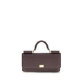 Bolso de hombro Dolce & Gabbana de piel de becerro marrón Bos Taurus
