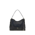 Bolso de hombro Prada de piel de becerro negra Bos Taurus
