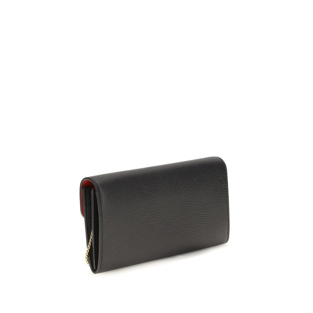 Cartera Ferragamo de piel de becerro negra Bos Taurus