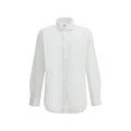 Finamore White Cotton Dress Shirt