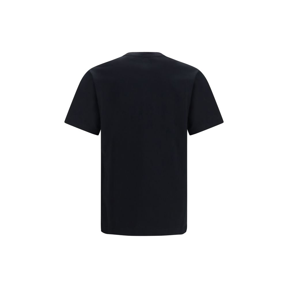 Camiseta de algodón negra de Burberry