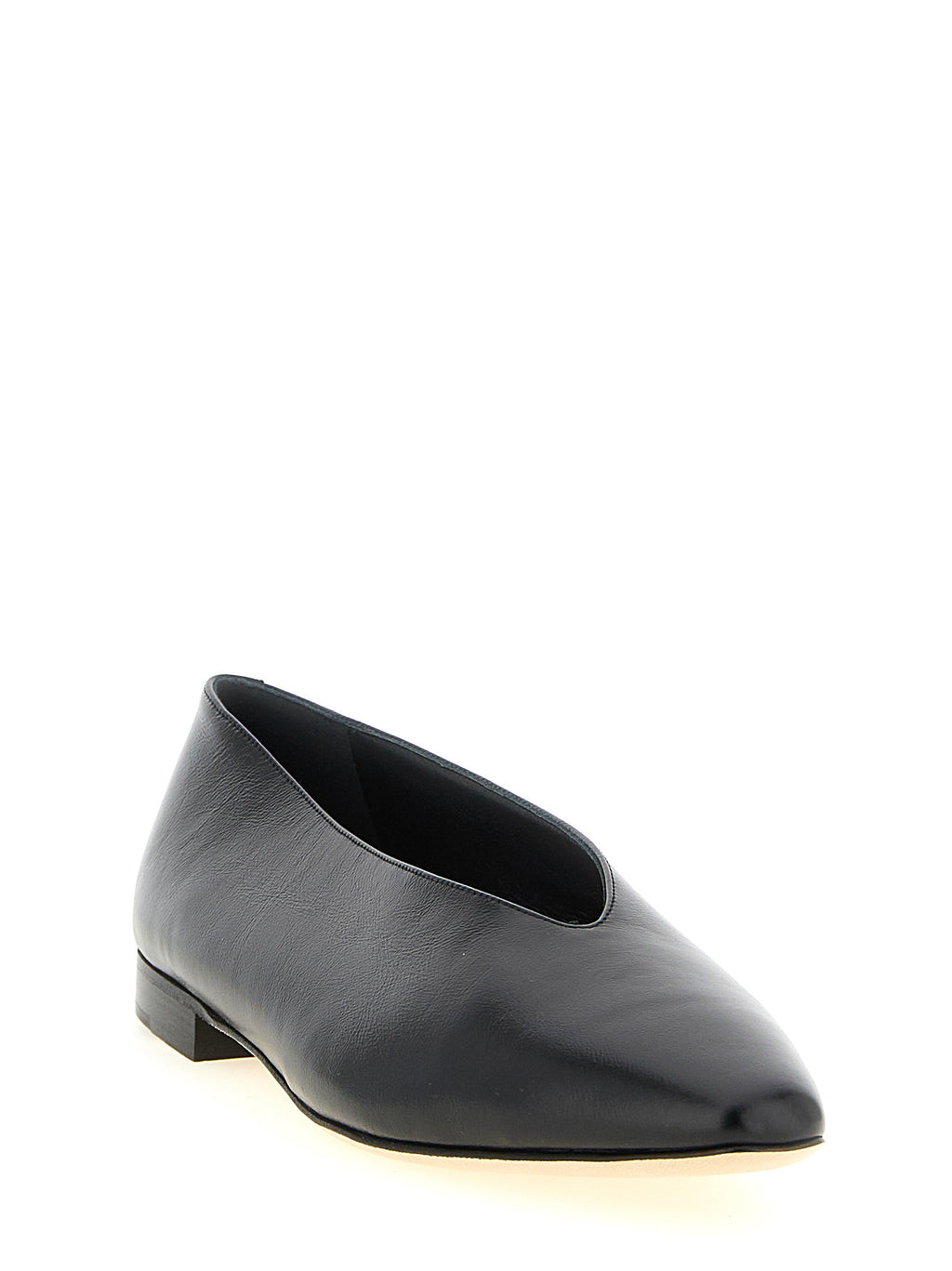 Bailarinas Jimmy Choo de cuero negro