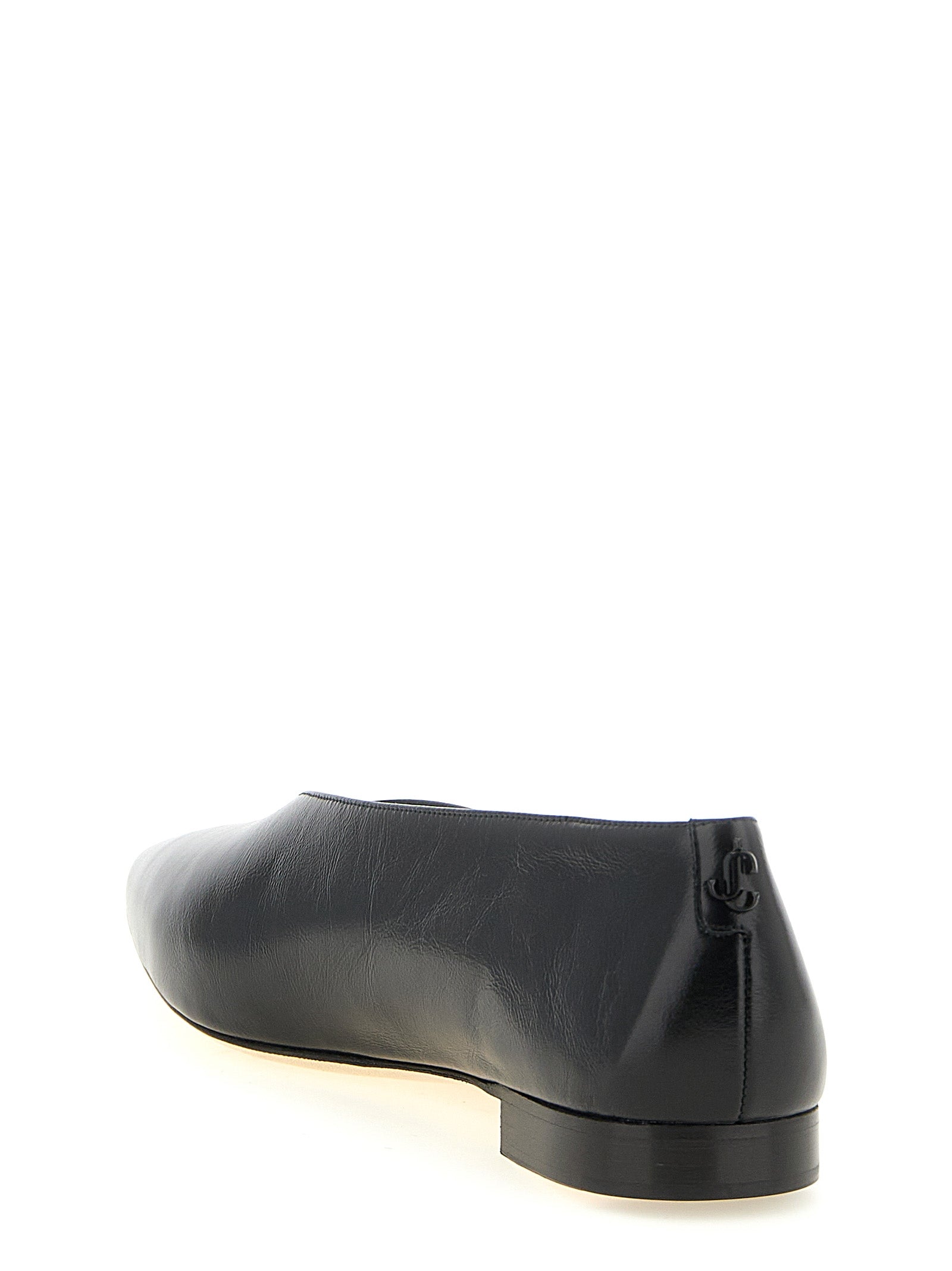 Bailarinas Jimmy Choo de cuero negro