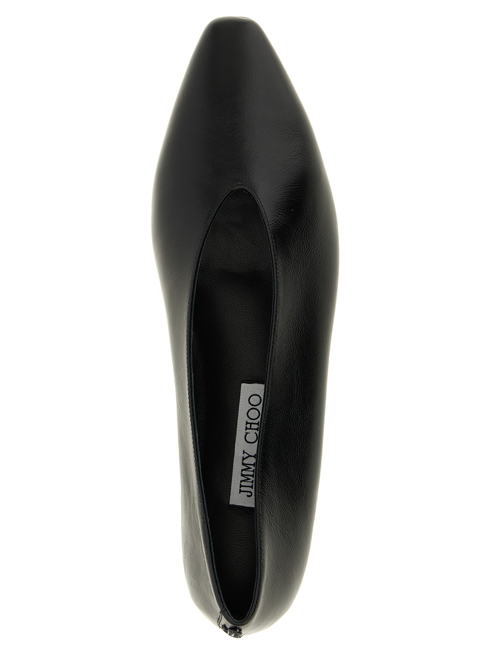 Bailarinas Jimmy Choo de cuero negro