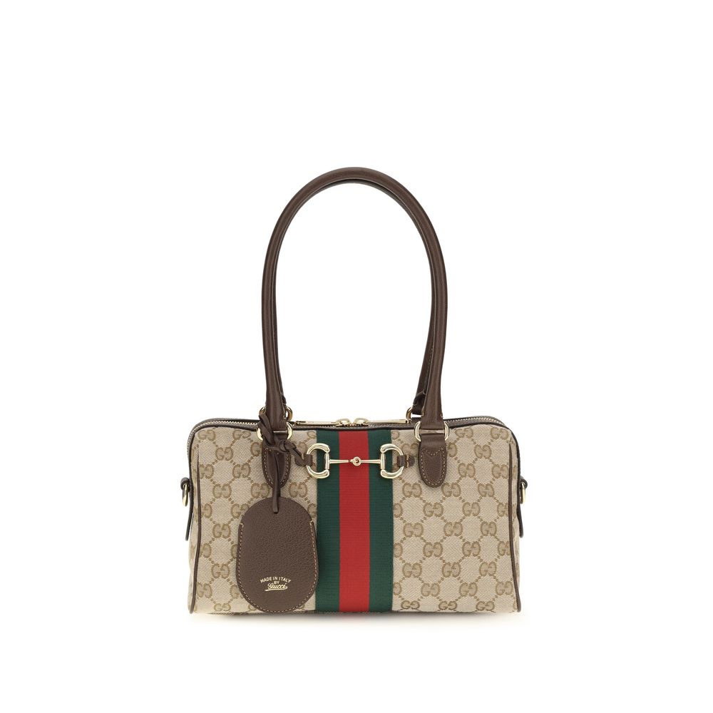 Bolso de tela beige Gucci