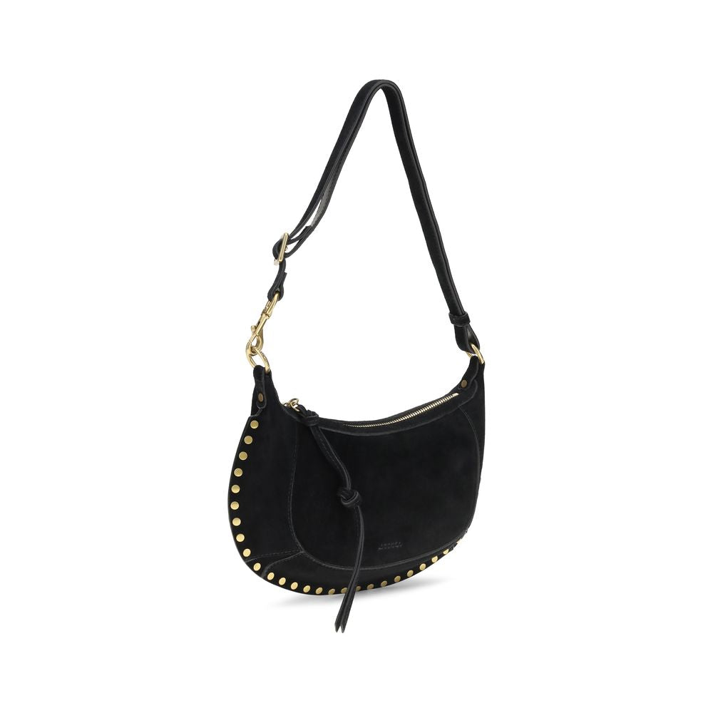 Bolso de Hombro Isabel Marant de Piel de Becerro Negra Bos Taurus